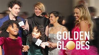 Recess Therapy at the Golden Globes  Billie Eilish Issa Rae Margot Robbie and more [upl. by Seabury]