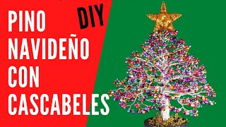 🎄🎄TUTORIAL ARBOL DE ALAMBRE NAVIDEÑO CON CASCABELES paso a paso NAVIDAD 2020 [upl. by Ehsiom240]