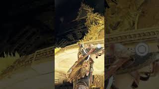 Kratos Flips a Huge Temple 😮  God of War shorts godofwar [upl. by Yrolam696]