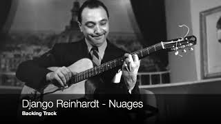 Django Reinhardt  Nuages Backing Track [upl. by Nylrad694]