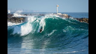 Jeff Hubbard Bodyboarding Epic Newport Wedge [upl. by Jacquenetta942]