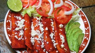 Como hacer unas buenas enchiladas Mexicanas [upl. by Oisor]