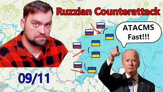 Update from Ukraine  Big News Ruzzia Counterattacks in Kursk  USA gives permission for ATACMS [upl. by Bibi378]