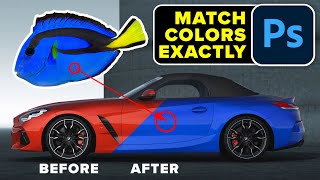 Easiest way to match colors in Photoshop exactly [upl. by Darraj]