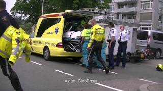 Ernstig ongeval motoragent Utrecht [upl. by Fuhrman]