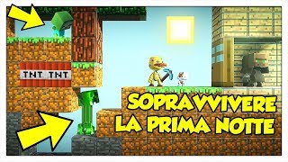 SOPRAVVIVERE LA PRIMA NOTTE NEL NUOVO MINECRAFT  Little Big Planet 3 ITA [upl. by Magdalen]