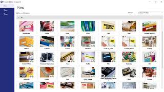 Creating a New Label Layout using PTouch Editor Software Templates Shapes Lines and more [upl. by Artek]