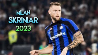 Milan Skriniar 2023 🌌 Defensive Skills amp Tackles ► INTER [upl. by Alekal]