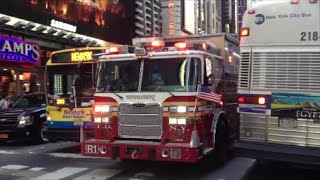 1 Million Views Special FDNY Responding Compilation 6 Blazing Sirens amp Loud Air Horns Throughout NYC [upl. by Schuh]