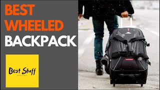 5 Best Wheeled Backpack for Travel 2020  Best Carry On Backpack with Wheels [upl. by Yebot454]