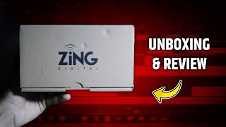 ZING Digital Set Top Box Unboxing  Zing Super With 4 Years Pack  D4509Z Unboxing amp Review [upl. by Mihe]