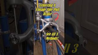 3 Methods for Perfectly Centered Side Pull Caliper Brakes shorts bike bicycle [upl. by Andrews]