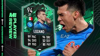 SHAPESHIFTERS LOZANO PLAYER REVIEW  FIFA 22 Player Reviews [upl. by Ohare]