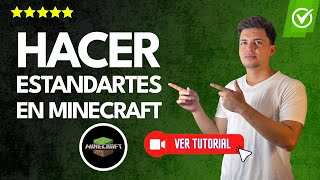 ¿Cómo HACER ESTANDARTE en Minecraft  🔴Ítem para decorar tu habitación💻 [upl. by Madden]