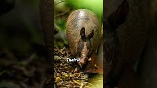 Discovering the Armadillo Natures Little Tank 🦔🌿armadillo shorts animals  Animal Kingdom [upl. by Hteik]