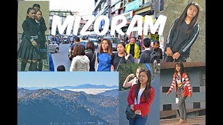 Beautiful Mizoram Girls  City Streets  Mountains Traveling [upl. by Hedvig]