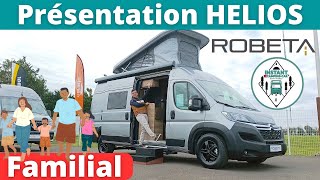 Un VRAI 5 PLACES en 6M  Présentation ROBETA HELIOS toit relevable modèle 2023 Instant CampingCar [upl. by Adai]