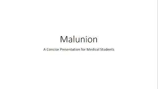 Malunion  Orthopedics for Medical Students [upl. by Chappy]