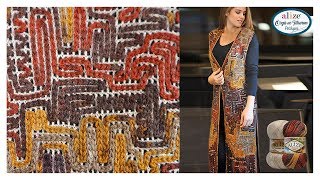 Zincir işi Uzun Yelek Yapımı  Chain Work Vest w Alize Burcum Batik [upl. by Carina139]