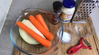 COLESLAW RECIPE  TERRIANN’S KITCHEN [upl. by Nwahsit]