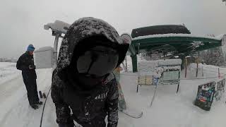 1st chair on Pallavicini lift at Arapahoe Basin on May 11 2023 powder day [upl. by Laband]