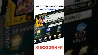 FREE FIRE PROFILE EDITING 3D COMMENT YOUR FREE FIRE UID shorts freefire [upl. by Kunin774]