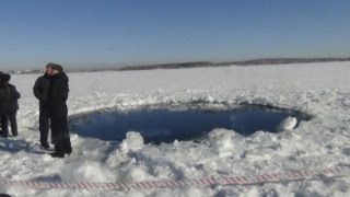 Russia cleans up after meteor strike [upl. by Akapol]