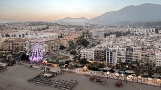 Entra en funcionamiento la noria panorámica de 40 metros de altura en el Paseo Marítimo de Estepona [upl. by Nodnek]