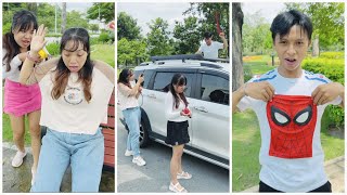 Prank opening your boyfriends car door 🚗😎 shorts LNS vs SH [upl. by Nilok]