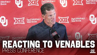 Reacting to Brent Venables Press Conference  Oklahoma vs Tulsa  QuickSlants by OU Insider [upl. by Fry60]