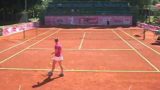 Yera Campos vs Leticia Costas ITF Club de Campo de Madrid 2010AVI [upl. by Eelimaj]