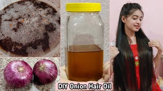 How I Prepare My DIY Onion Hair Oil  Hair Oil For Extreme Hair Growth [upl. by Adiehsar837]