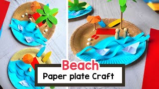 Paper plate Beach Craft [upl. by Adnorahs]