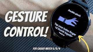 Enable Gestures Control on Samsung Galaxy Watch One Ui 5 update [upl. by Omer]