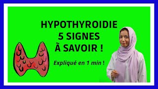 Hypothyroïdie  5 signes à connaître [upl. by Zetram]