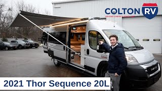 2021 Thor Sequence 20L Class B Motorhome Camper Van Walkthrough Review [upl. by Julita860]