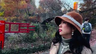 Super star 俞蓉Annie YuRong Yu Central Park gapstow bridge [upl. by Seugram]