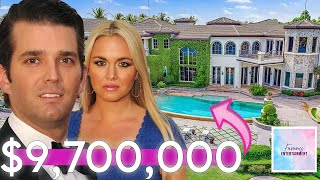 Donald Trump JR amp Kimberly Guilfoyle’s NEW 97M Florida Mansion  House Tour 2024 [upl. by Borlase]