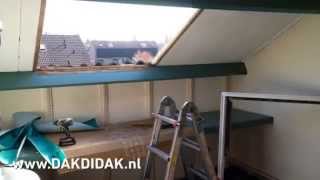 VELUX PKVW Dakramen plaatsen in Malden wwwDAKDIDAKnl [upl. by Alfy]