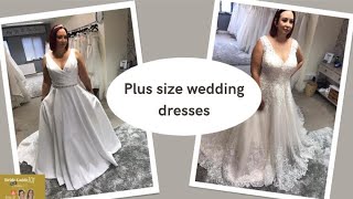 40 Beautiful Plus Size Wedding Dresses For Curvy Brides [upl. by Yard]