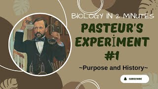 BIOLOGY in 2 minutes Pasteurs experiment Purpose and History [upl. by Ziguard]