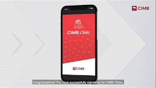 3 Steps to Register for CIMB Clicks via mobile app [upl. by Tawsha]