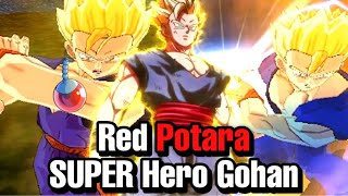 Red Potara DBS Super Hero Gohan Goes BEYOND Potential Unleashed  Budokai Tenkaichi 3 Mods [upl. by Naitirb]