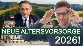 Neues Altersvorsorgedepot 2026 So kassierst du 600 Euro vom Staat Ein Gamechanger [upl. by Eikcaj381]