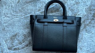 New bag Alert Unboxing Mulberry Mini zipped bayswater handbag Alternative to a birkin [upl. by Garda]