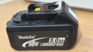 Makita 18V5Ah fejková hmm [upl. by Naloj510]