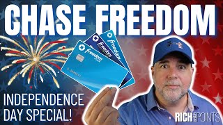 The Chase Freedom Credit Cards  The Independence Day Special [upl. by Onofredo]