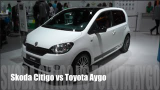 Skoda Citigo 2015 vs Toyota Aygo 2015 [upl. by Lucine87]