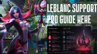 Leblanc Support Bullying Nidalee Support [upl. by Berner835]