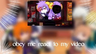 obey me react to my video read description [upl. by Williamson]